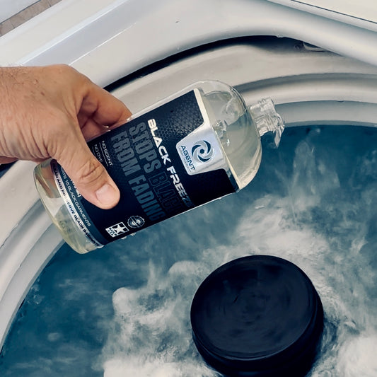 Black Freeze | Black Denim and Cotton